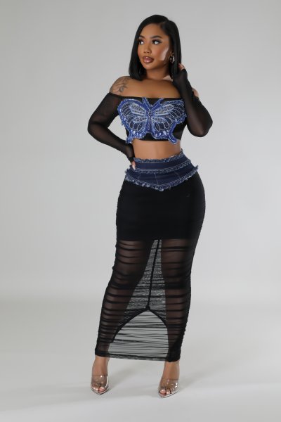 Butterfly Effect Skirt Set